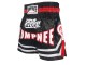 Lumpinee Short de Boxe Thaï : LUM-036 Noir